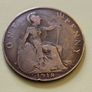 1918 George V UK Penny Image 2