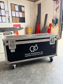 Heavy Duty Flight Case with Foam Compartments & Castors