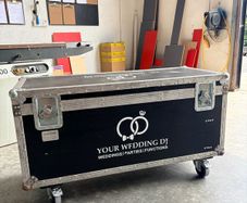 Heavy Duty Flight Case with Foam Compartments & Castors