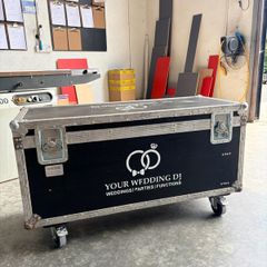 Heavy Duty Flight Case with Foam Compartments & Castors