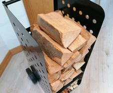 Firewood Trolley Xl 100 Kg 53x36x160cm