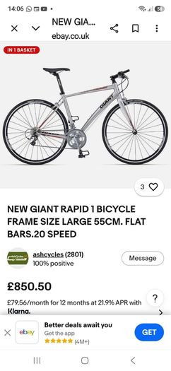 Giant Rapid Road Bike