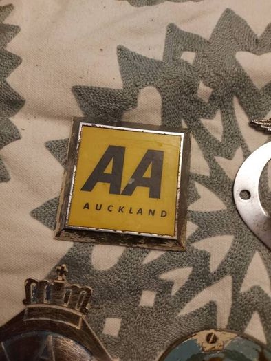 Vintage car badges