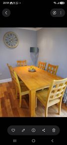 Dining room table and chairs