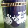 Vintage Colibri Cobalt Blue Ceramic Gas Table Lighter from Italy, Hand-Painted Greek Motif Cigarette Lighter, Home Decor, Perfect Gift Image 7