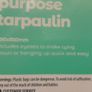 Keep It Handy General Purpose Tarpaulin Tarp 1m2 Image 3