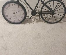 Metal bicycle clock