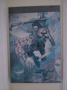 Slaine the Barbarian poster Framed. 1990