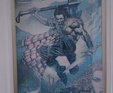 Slaine the Barbarian poster Framed. 1990