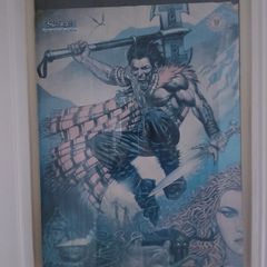 Slaine the Barbarian poster Framed. 1990