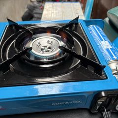 camping stove and gas
