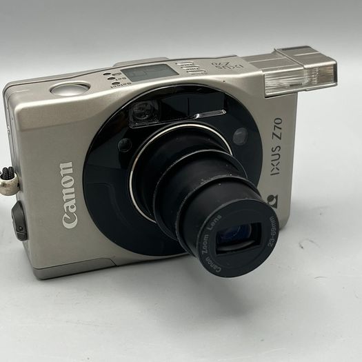 Canon Ixus Z 70 35mm Compact Film Camera - Silver - Tested