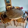 Round Dining Table + 6 chairs Image 2