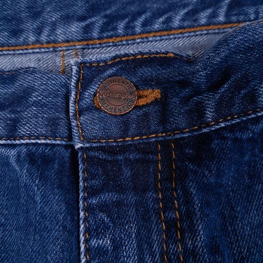 Wrangler Texas Dark Blue Denim Straight Leg Jeans W39/L29