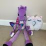 Wearable unicorn plush with unicorn themed accessories Image 2
