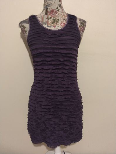 Beautiful Purple Ruffle Dress