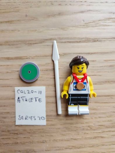 lego col20-11 athlete, collectible series 20