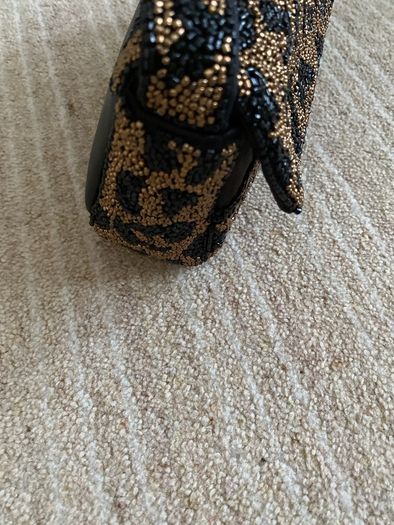 Beautiful beaded black/bronze black