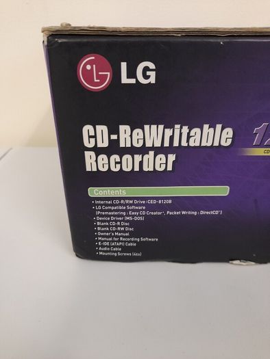 LG CD Rewritable Recorder CED-8120B R/RW Drive New
