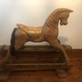 Vintage Rocking horse hand made from solid wood Image 3