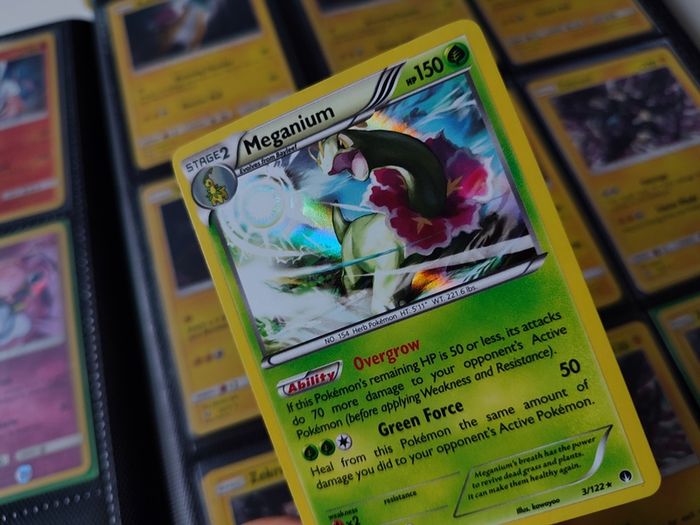 Meganium ! Holo Rare ! from BREAKpoint Set ! 2016 ! Pokemon Card !