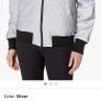 Blanc Noir Silver Reflective Oversized Backpack Straps Bomber Jacket Women S New Image 2