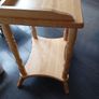 side oak table ,   2 tier Image 3