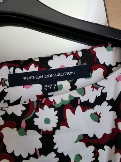 French connection floral cotton dress UK 10