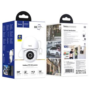 Outdoor PTZ HD Camera D2 Supports Mobile Remote Monitoring , ios/ Android, Full Color Night Vision