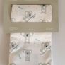 Koala Double Wet Bag Baby Infant Waterproof Diapers Nappies 30cmx50cm Portable Image 5