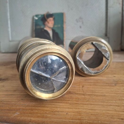 Antique Brass Marine Spyglass Telescope
