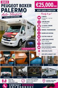 2003 Auto Sleeper Peugeot Campervan