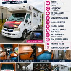 2003 Auto Sleeper Peugeot Campervan