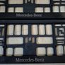 2x mercedes benz registration plate frame Image 3