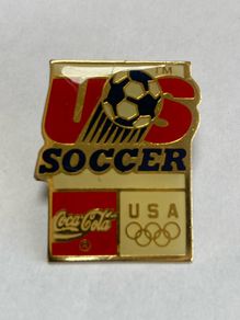 Coca Cola USA Olympic Soccer Pin