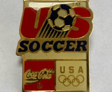 Coca Cola USA Olympic Soccer Pin