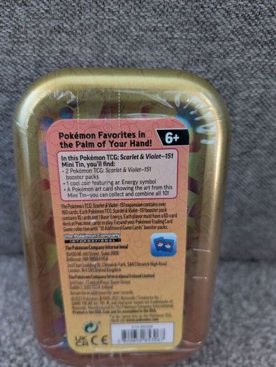 151 Mini Tin Display - Will Sell Separately