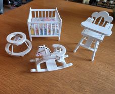 Dolls house nursery