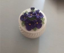Vintage Welsh Handmade Trinket Box 1984