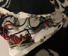 Fender Stratocaster potentiometer wiring harness set with 5 way switch volume tone electric guitar parts accessories