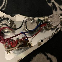 Fender Stratocaster potentiometer wiring harness set with 5 way switch volume tone electric guitar parts accessories