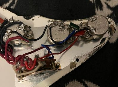 Fender Stratocaster potentiometer wiring set with 5 way switch volume tone electric guitar parts accessories