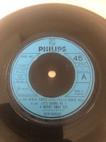 Chris Hill Renta Santa Vinyl Single 7 Inch Christmas