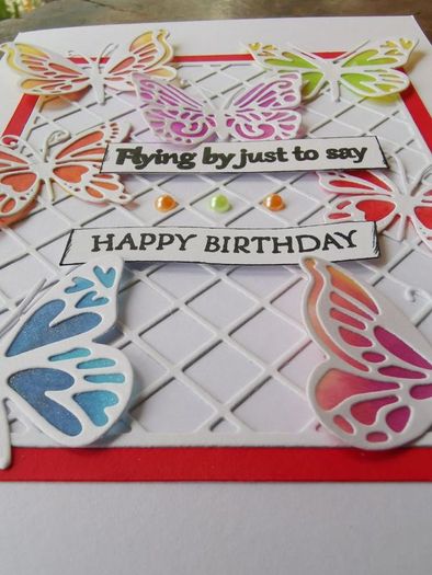 Handmade card - Happy birthday.