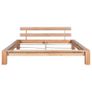 Bed Frame Solid Oak Wood 160x200 cm Image 3