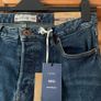 Next Men's super skinny indigo button fly jeans 34 / 31 Image 3
