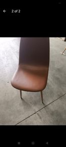 Brown  leather Chairs