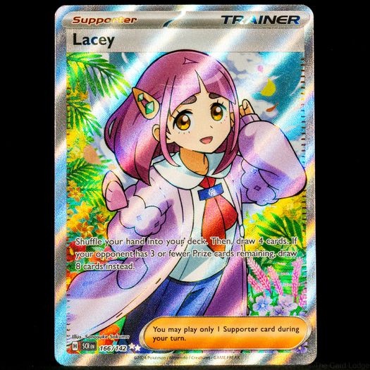 Lacey 166/142 Illustration Art Ultra Rare Holo S&V Stellar Crown Pokemon Card AR
