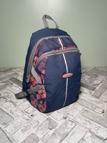 Jeep Live Without Limits Ladies Navy Pink Floral Backpack