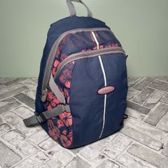 Jeep Live Without Limits Ladies Navy Pink Floral Backpack